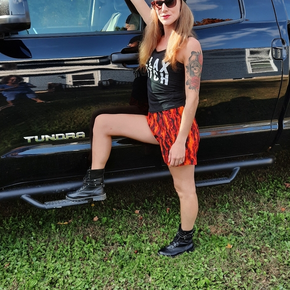 Flaming Women's Cotton Boxer Shorts Size XS - Picture 6 of 6